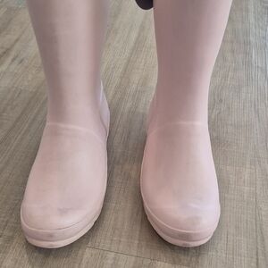 Hunter Light Pink Rain Boots